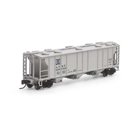 Athearn N Scale PS-2 2893 3-Bay Covered Hopper, SF #300739