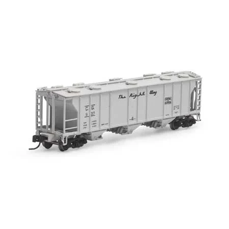 Athearn N Scale PS-2 2893 3-Bay Covered Hopper, C of G #937