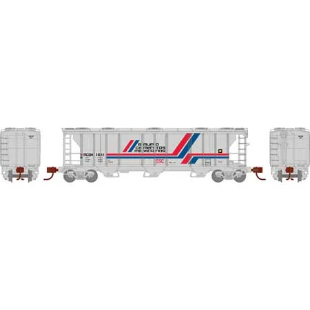 Athearn N Scale PS-2 2893 3-Bay Covered Hopper, MCDX #1011