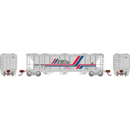 Athearn N Scale PS-2 2893 3-Bay Covered Hopper, MCDX #1016