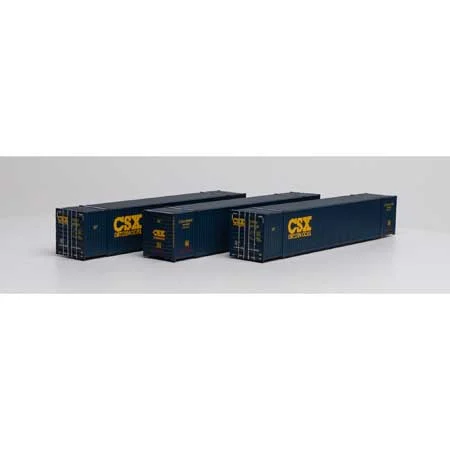 Athearn HO Scale RTR 53' CIMC Container, CSX #2 (3)