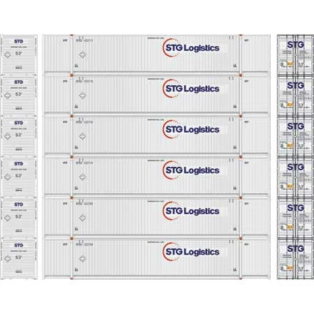 Athearn HO Scale 53' CIMC Container, STG Logistics #1 (6)
