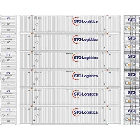 Athearn HO Scale 53' CIMC Container, STG Logistics #2 (6)