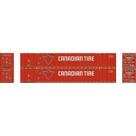 Athearn HO 60' Container, CDAU #618123/618153 (2)