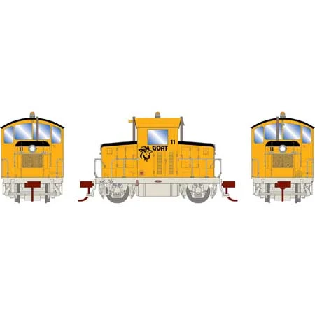 Athearn HO EMD Model 40 DCC Ready, Yellow Shop Goat #11