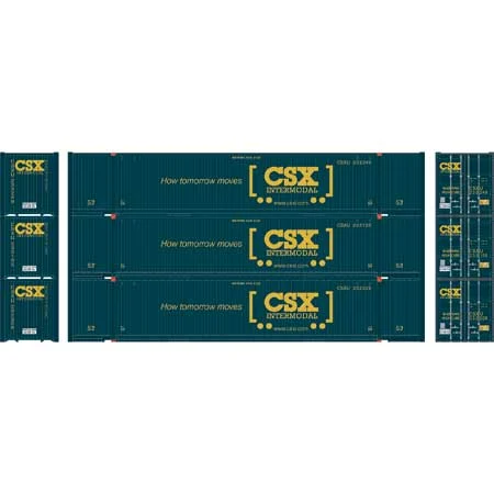 Athearn HO Scale RTR 53' Jindo Container, CSX #1 (3)