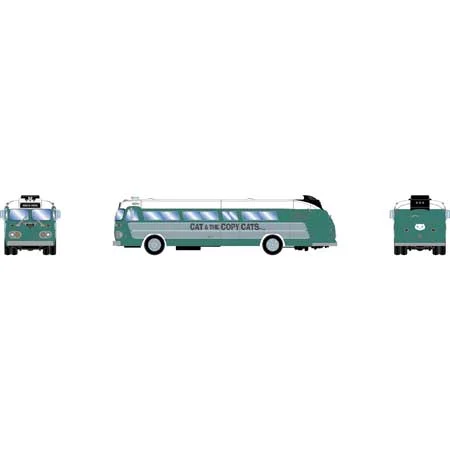 Athearn HO Scale Intercity Bus, Band Cat and the Copy Cats