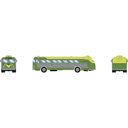 Athearn HO Scale Intercity Bus, Fred Harvey Bus Line