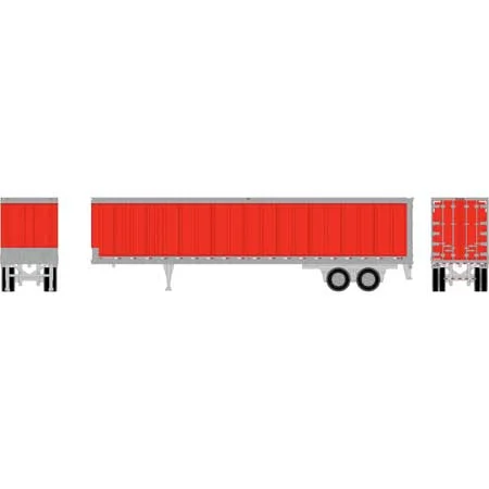 Athearn HO Scale 45' Smooth Side Trailer, Red