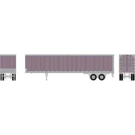 Athearn HO Scale 45' Smooth Side Trailer, Metallic Purple