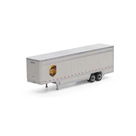 Athearn HO Scale 40' Drop Sill Parcel Trailer, UPS/Logo #708745