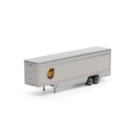 Athearn HO Scale 40' Drop Sill Parcel Trailer, UPS/Logo #708941