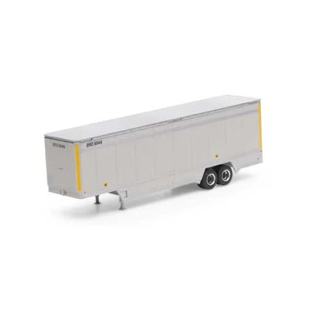 Athearn HO Scale RTR 40' DropSill Parcel Trailer,UPS/Yellow80444
