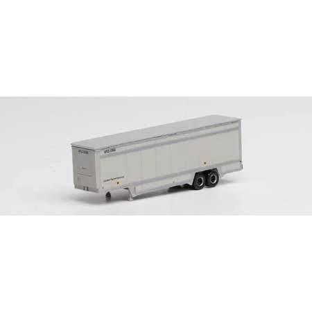 Athearn N Scale 40' Drop Sill Parcel Trailer, UPS/No Logo #87982