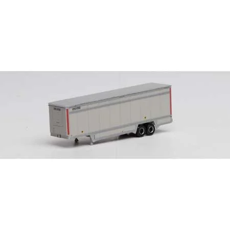 Athearn N Scale 40' Drop Sill Parcel Trailer,UPS/RedStrip #87363