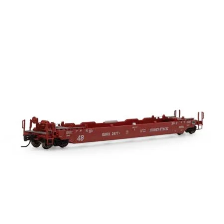 Athearn N Scale 48' Husky Stack Well, GBRX #2477