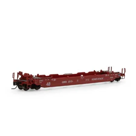 Athearn N Scale 48' Husky Stack Well, GBRX #2510