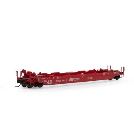 Athearn N Scale 48' Husky Stack Well, NWCX #984