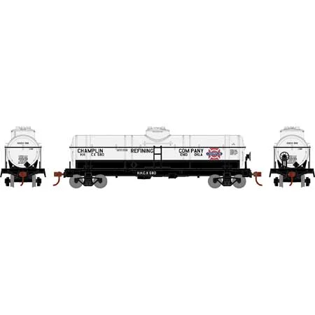 Athearn HO Scale 1-Dome Tank, Champlin/HHCX #580
