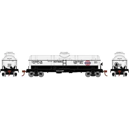 Athearn HO Scale 1-Dome Tank, Champlin/HHCX #587