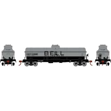 Athearn HO Scale 1-Dome Tank, Bell Oil/SHPX #20391