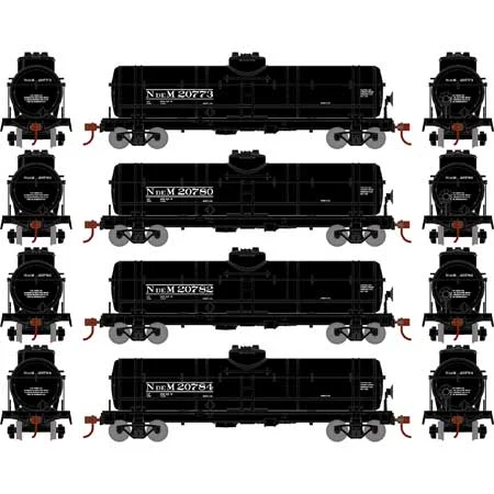 Athearn HO Scale 1-Dome Tank, NdeM (4)