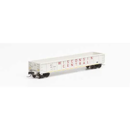 Athearn N Scale 52' Mill Gondola, Wisconsin Central #54001