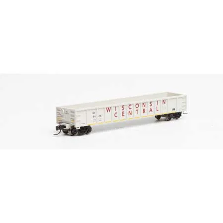Athearn N Scale 52' Mill Gondola, Wisconsin Central #54241
