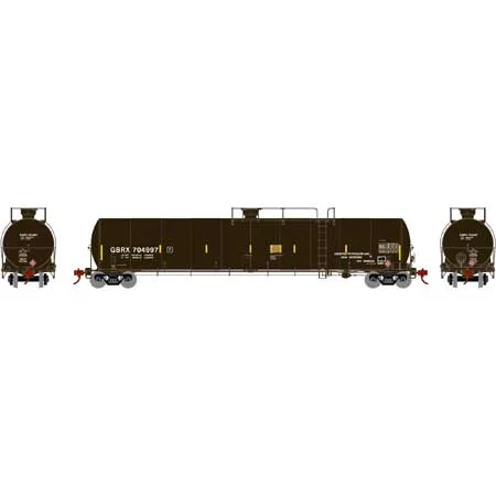 Athearn N Scale 33,900-Gallon LPG Tank/Late, GBRX #704997