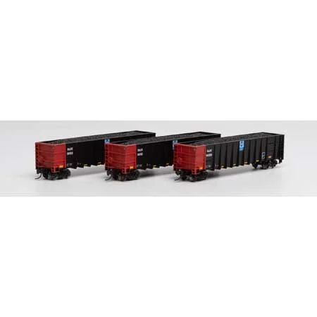 Athearn N Scale Thrall High Side Gondola w/Load, DJJX #3 (3)