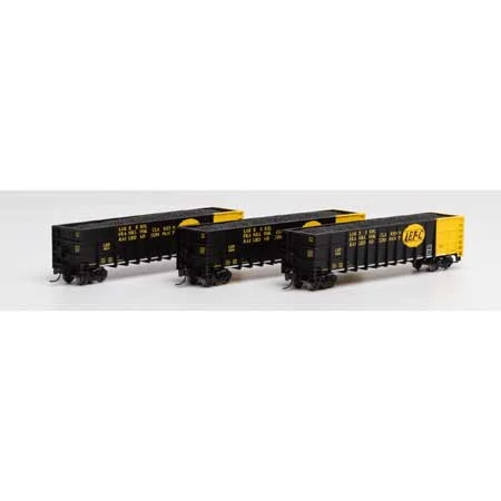 Athearn N Scale Thrall High Side Gondola w/Load, LEF&C #2 (3)