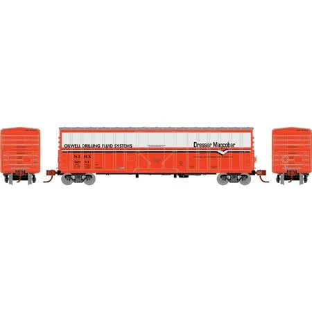 Athearn N Scale 50' NACC Box, Dresser Magcobar #42984