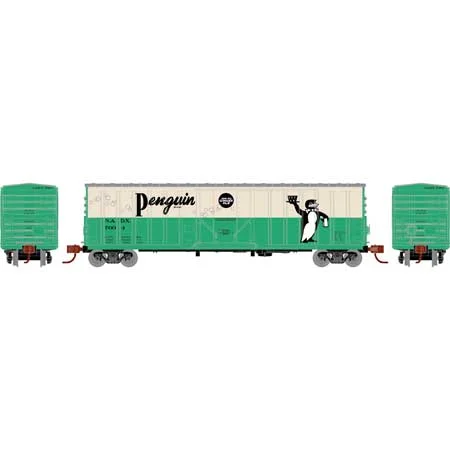 Athearn N Scale 50' NACC Box, Penguin Ginger Ale #7004