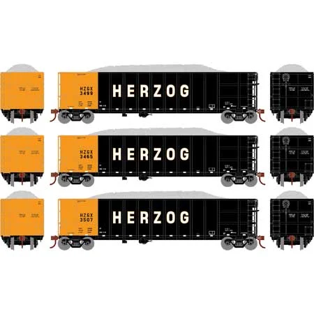 Athearn N Scale Thrall High Side Gondola w/Load HZGX #3 (3)