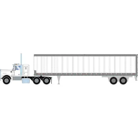 Athearn HO Scale Kenworth Tractor & Trailer, White