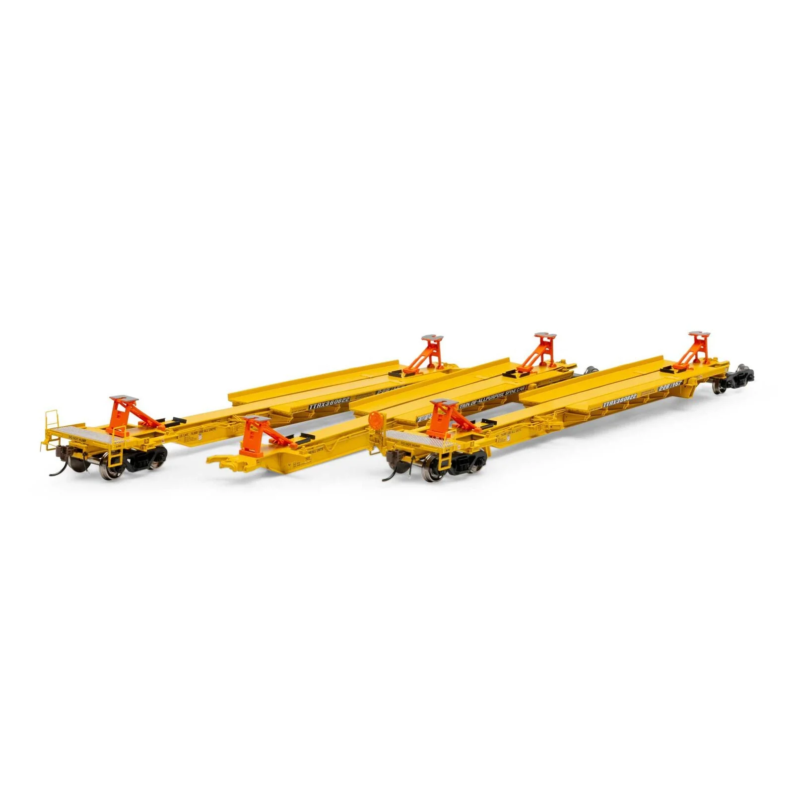 Athearn HO TTX #360883 57' Trinity Spine Car 3-Pack ATH41095