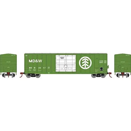 Athearn N Scale FMC 5327 12' Plug Door Box, MD&W #8047