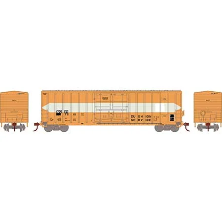 Athearn N Scale FMC 5327 12' Plug Door Box, QGRY #77101