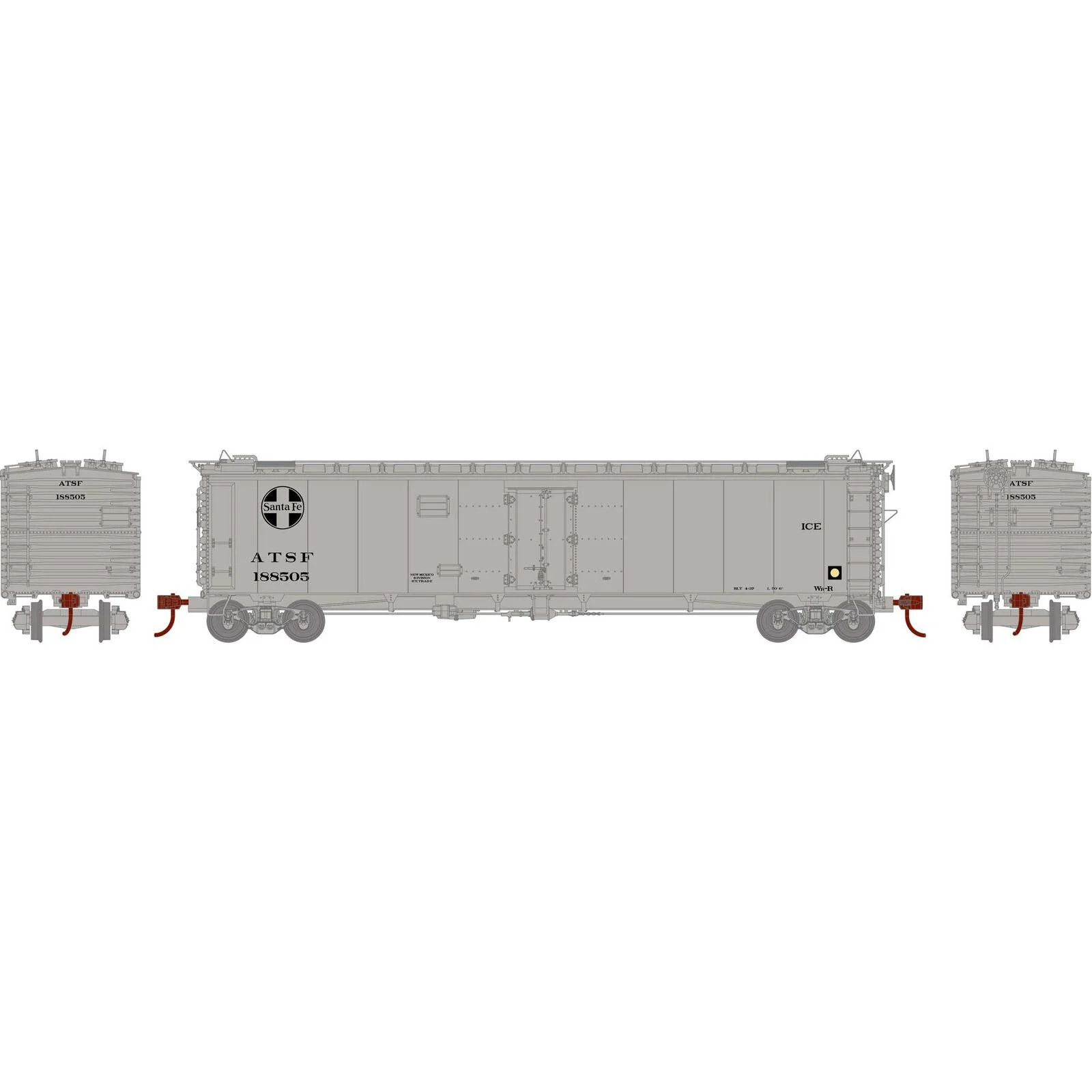 Athearn HO ATSF #188530 50' Ice Bunker Reefer