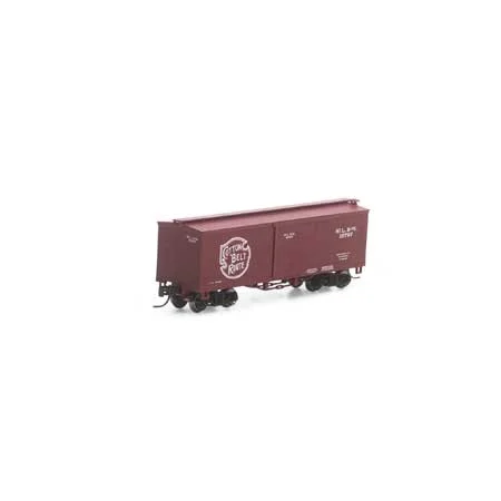 Athearn N Scale 36' Old Time Wood Box, Cotton Belt #16797