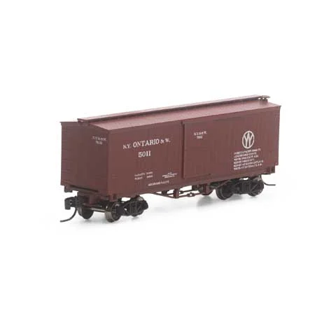 Athearn N Scale 36' Old Time Wood Box, NYO&W #5011