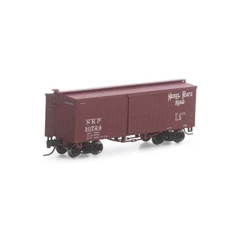 Athearn N Scale 36' Old Time Wood Box, NKP #10724