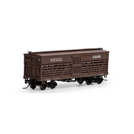 Athearn N Scale 36' Old Time Stock Car, CCCC #2448