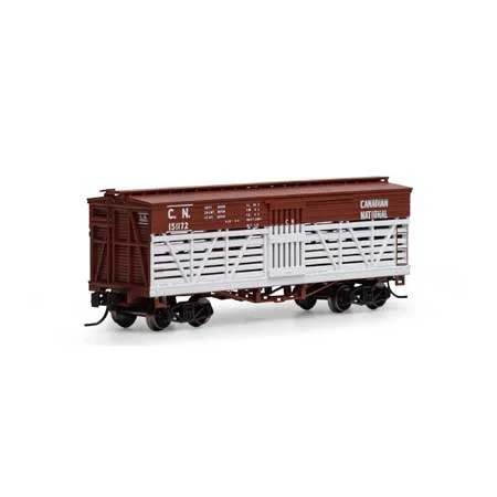 Athearn N Scale 36' Old Time Stock Car, CN #151172