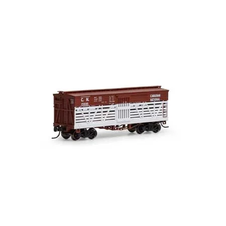 Athearn N Scale 36' Old Time Stock Car, CN #151185