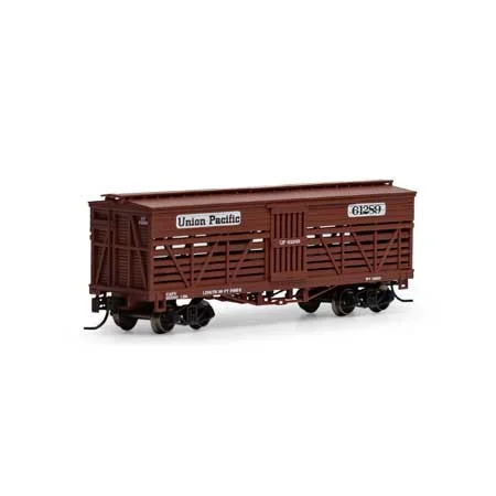 Athearn N Scale 36' Old Time Stock Car, UP #61289