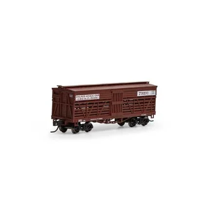 Athearn N Scale 36' Old Time Stock Car, RI #79191