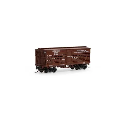 Athearn N Scale 36' Old Time Stock Car, SLIM&S #16036