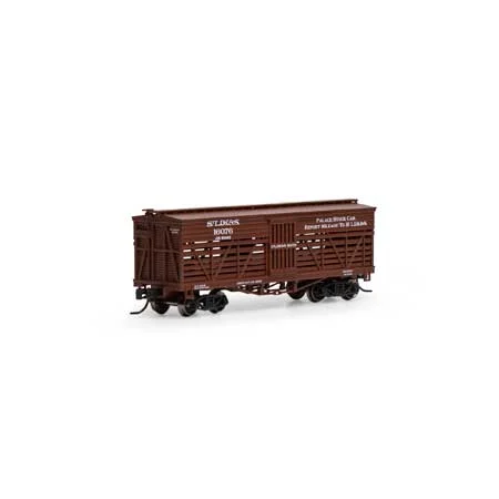 Athearn N Scale 36' Old Time Stock Car, SLIM&S #16076
