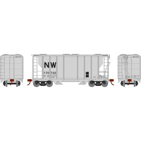 Athearn HO Scale RTR PS-2 2600 Covered Hopper, N&W #170732
